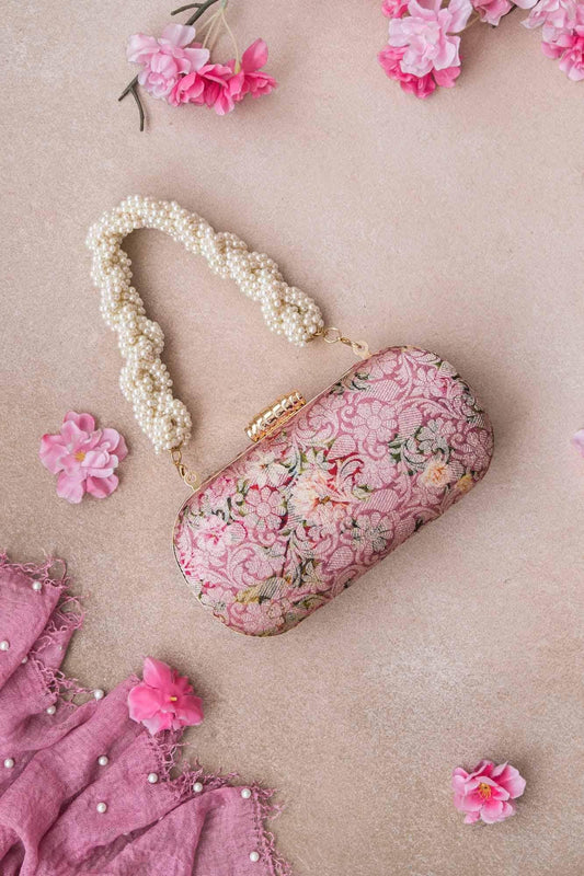 Luxury Pink Anniversary Wedding Diamond Bag