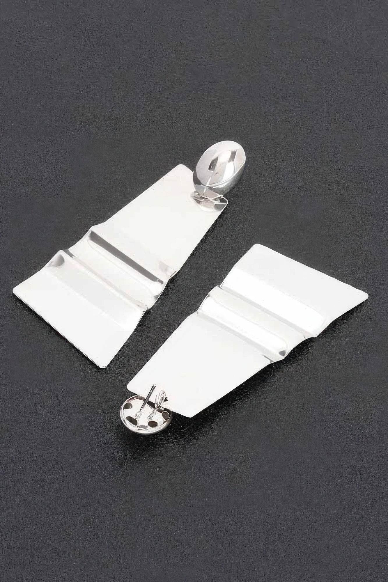 Luxury Polygon Metal Earring - IVORYNN