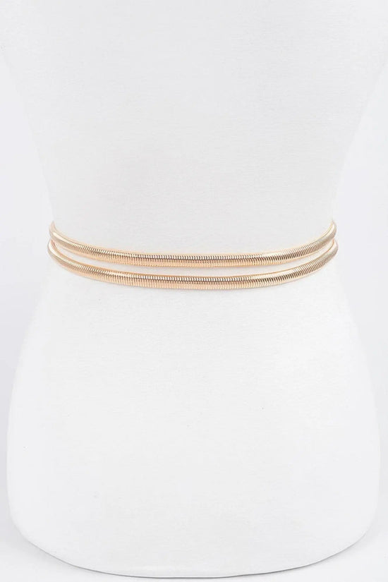 Luxury Rhinestone Metal Stretch Belt - IVORYNN