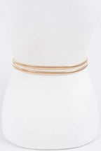 Luxury Rhinestone Metal Stretch Belt - IVORYNN