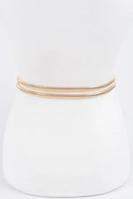 Luxury Rhinestone Metal Stretch Belt - IVORYNN
