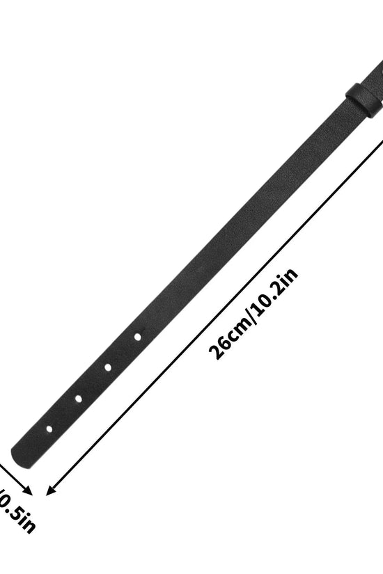 M&H Engraved Black Leather Bracelet - IVORYNN