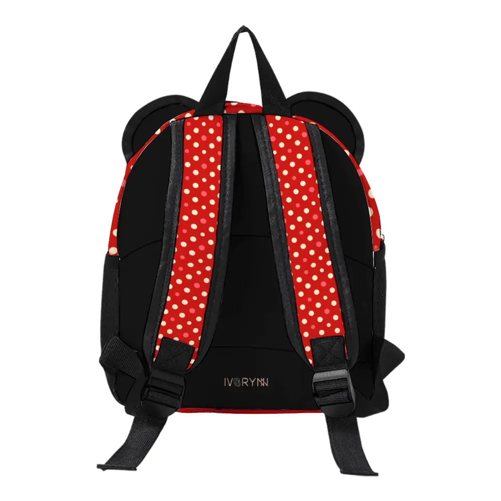 Mickey Mouse Ears Stylish School Backpack - IVORYNN