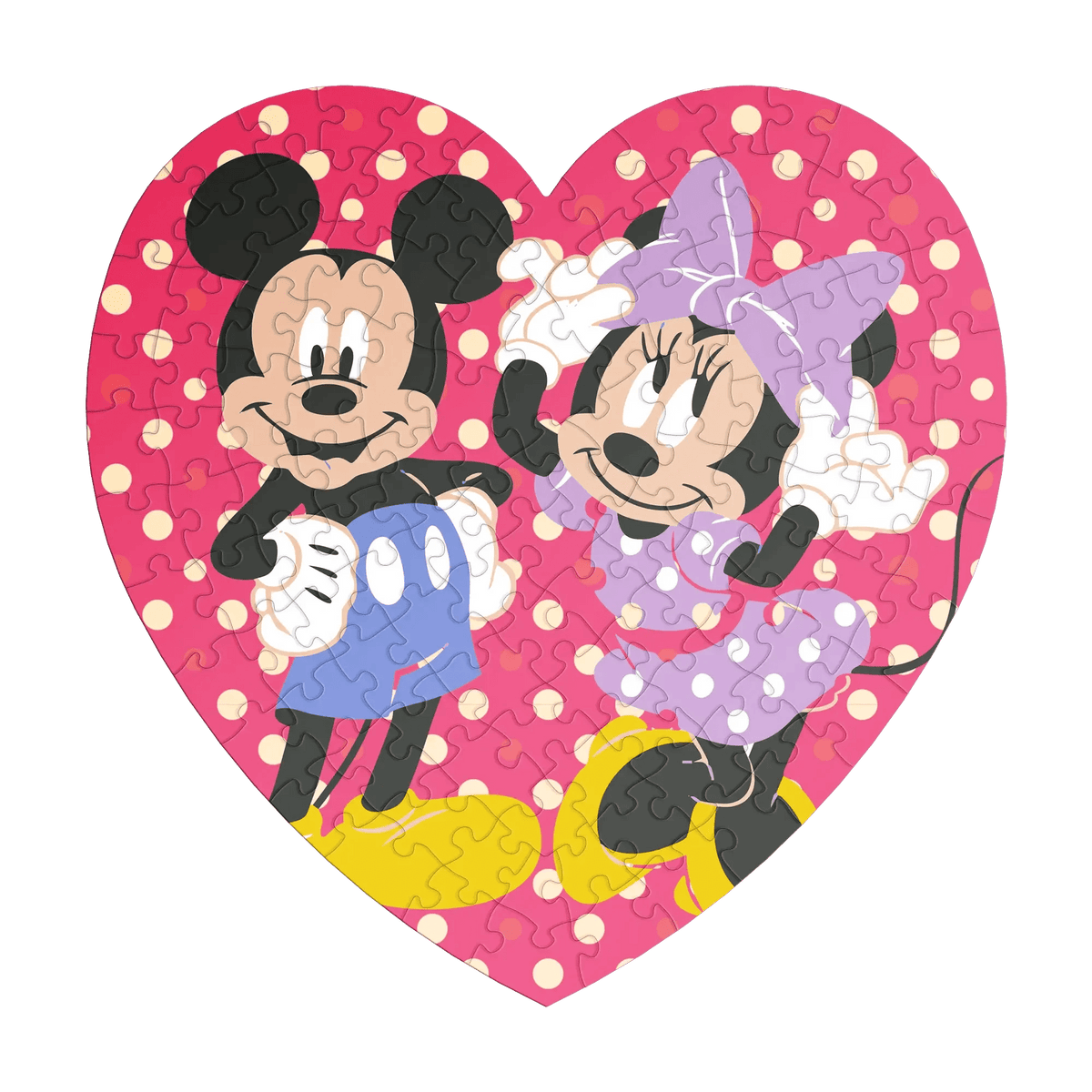 Mickey Mouse Love Mini Mouse Heart Puzzle 118 Pcs - IVORYNN