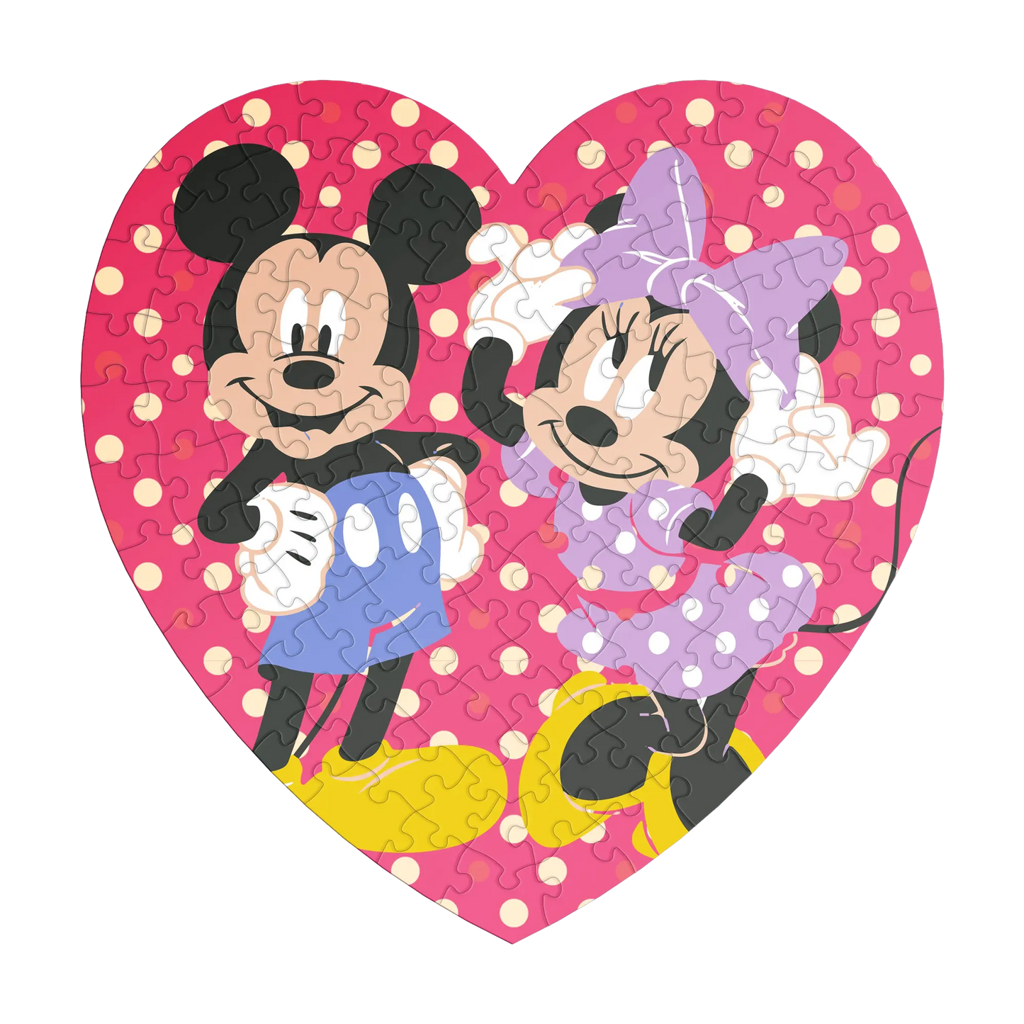 Mickey Mouse Love Mini Mouse Heart Puzzle 118 Pcs - IVORYNN