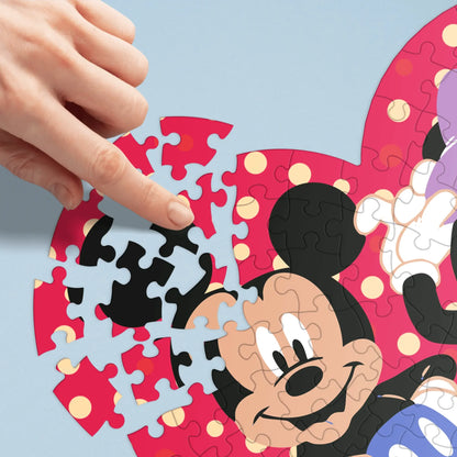 Mickey Mouse Love Mini Mouse Heart Puzzle 118 Pcs - IVORYNN