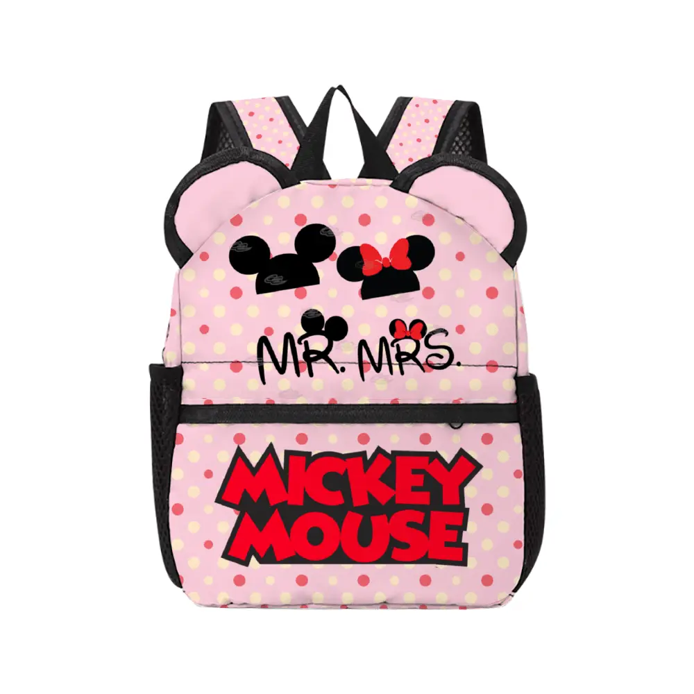 Mickey Special Head & Ears Stylish School Backpack - IVORYNN