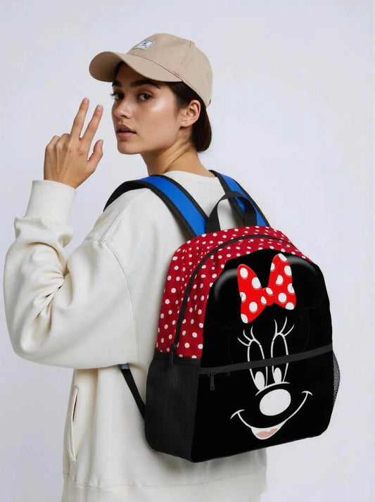 Mickey Special Head & Rabbit Ears Stylish School Backpack
