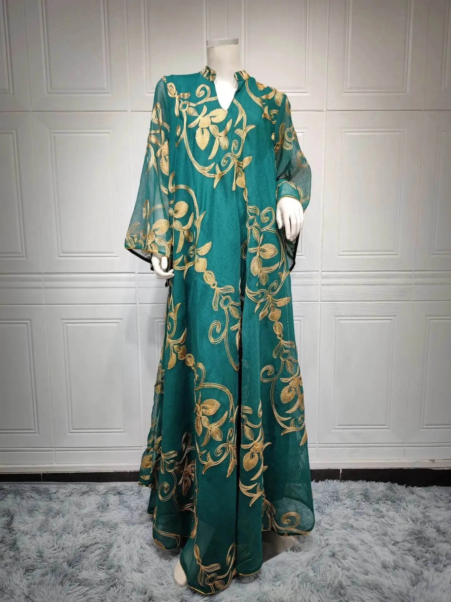 Modest Sequin Luxury Turkey Jalabiya - IVORYNN