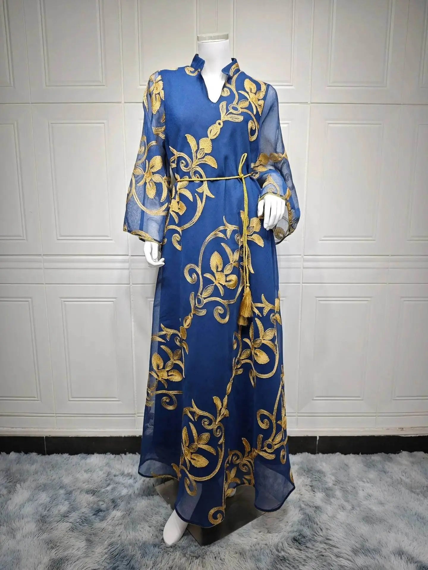 Modest Sequin Luxury Turkey Jalabiya - IVORYNN