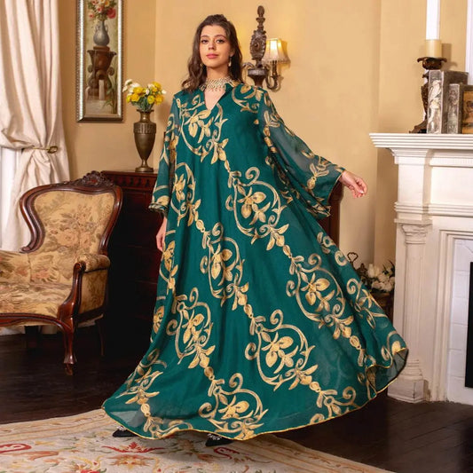 Modest Sequin Luxury Turkey Jalabiya