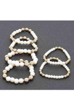 Multi Faux Stretch Bracelet - IVORYNN