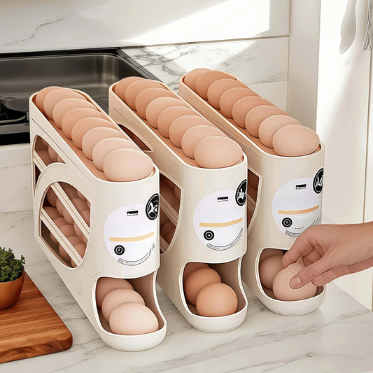 Multi-Layer Refrigerator Rolling Egg Rack