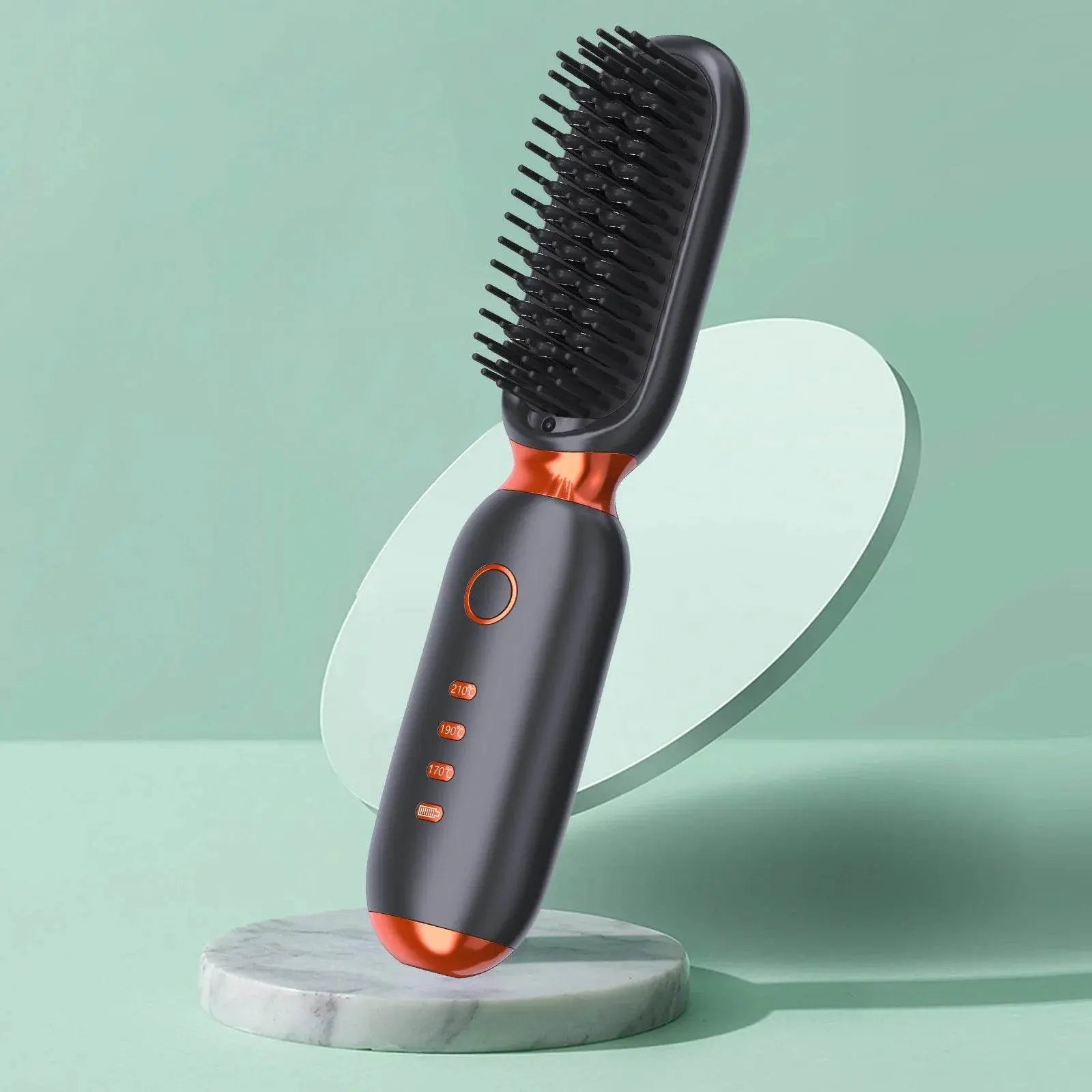 Multi Purpose Smoothing Ceramic Hair Straightener Brush - IVORYNN