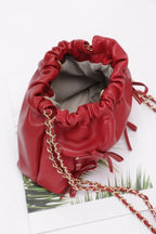 Multi Ribbon Bucket Chain crossbody bag - IVORYNN