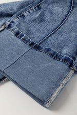 Myosotis Straight High Waist Center Seam Jeans - IVORYNN