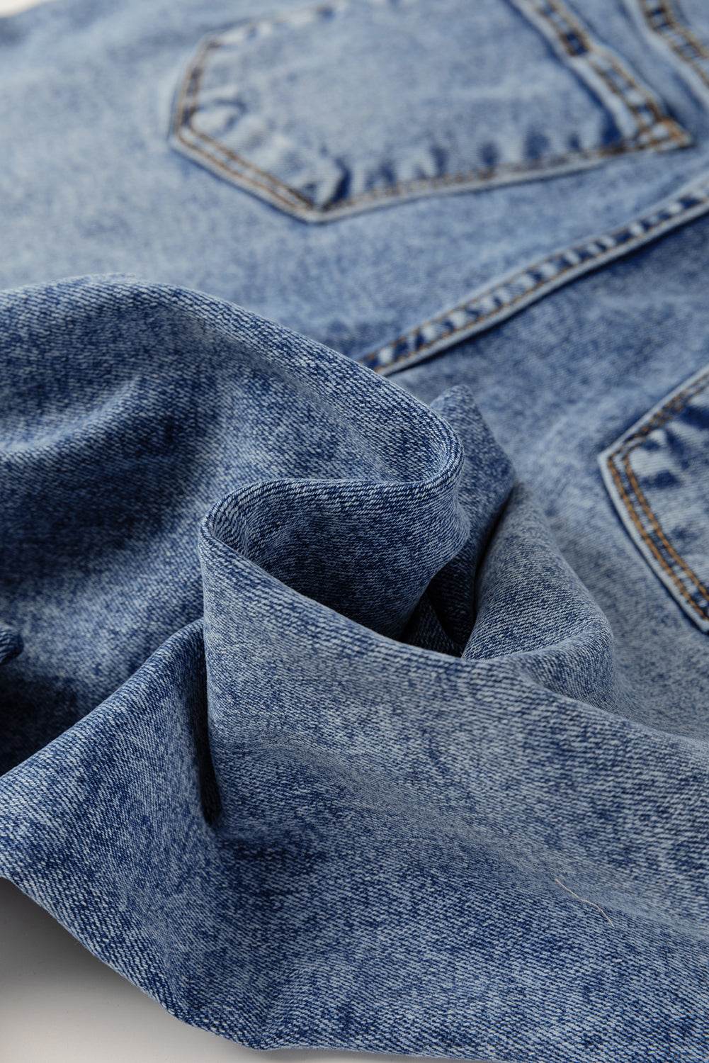 Myosotis Straight High Waist Center Seam Jeans - IVORYNN
