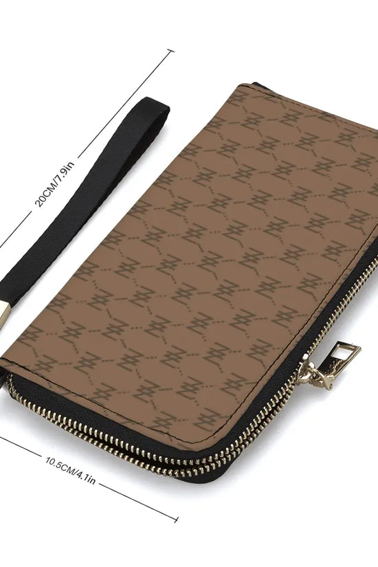 NN Long PU Wallets Zipper Purses Handbags - IVORYNN