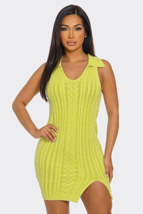 Neon Soft stretch Mineral Wash Dress - IVORYNN