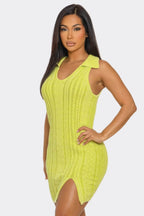 Neon Soft stretch Mineral Wash Dress - IVORYNN