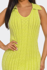 Neon Soft stretch Mineral Wash Dress - IVORYNN