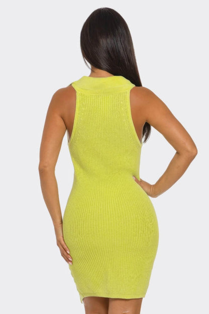 Neon Soft stretch Mineral Wash Dress - IVORYNN