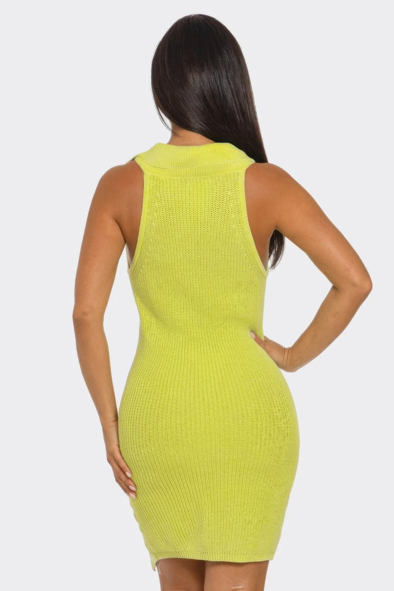 Neon Soft stretch Mineral Wash Dress - IVORYNN