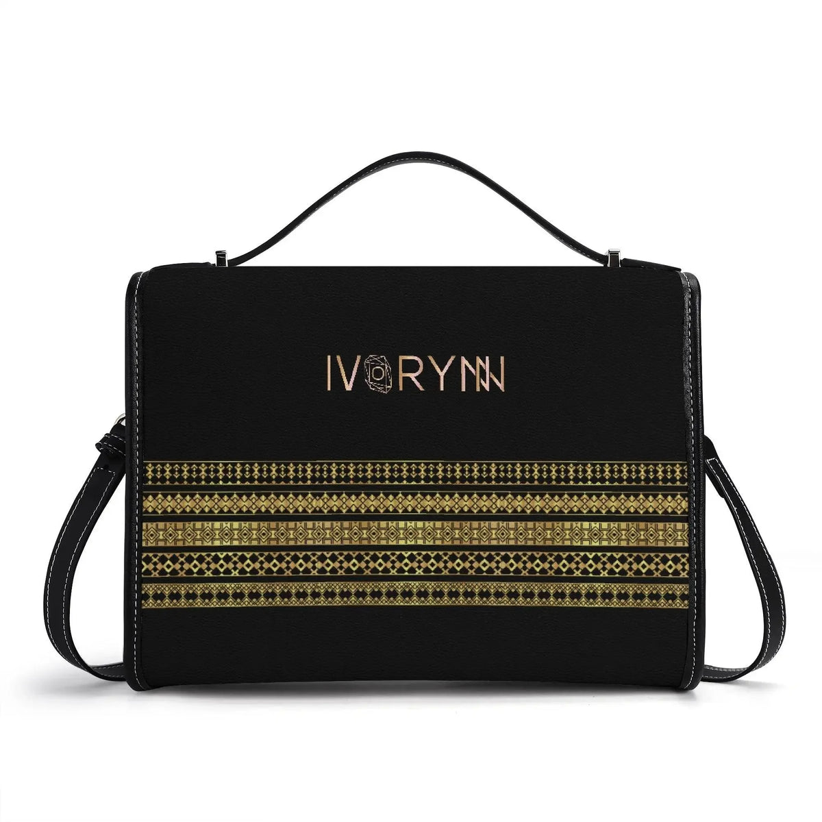 New Version PU Leather Satchel Bag - IVORYNN