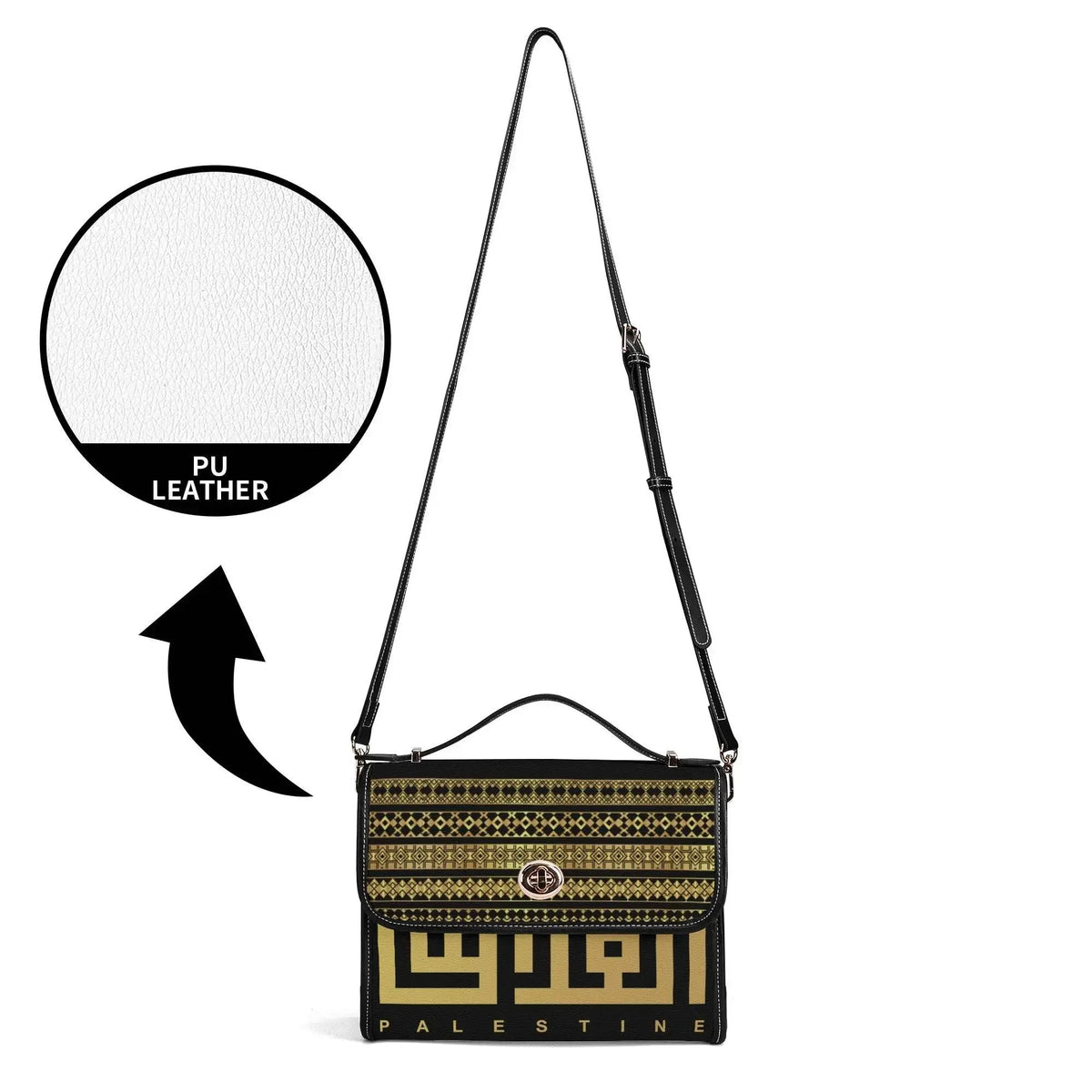 New Version PU Leather Satchel Bag - IVORYNN