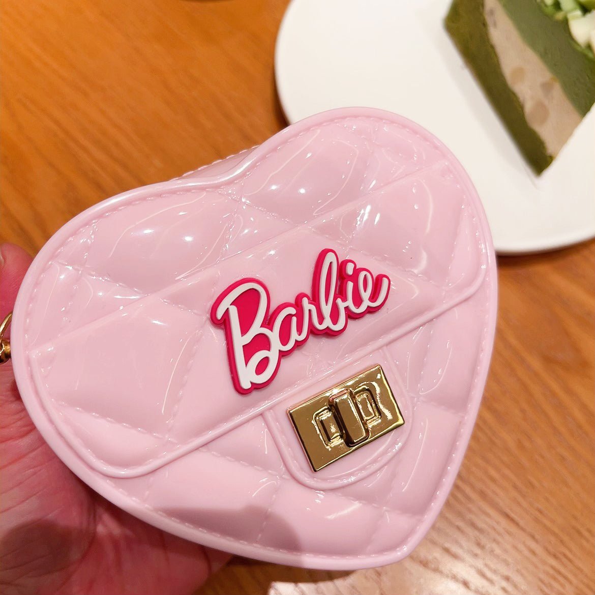 Luxury Crossbody Heart Mini Pink Bag