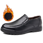 Formal British Genuine Leather Fleece Black Shoes