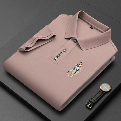 Business Short Sleeved Polo Men Shirt