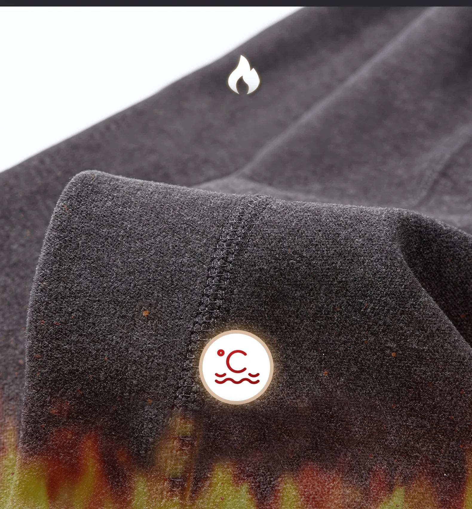 Extra Large Cashmere Velvet Warm High-Waisted Leggings