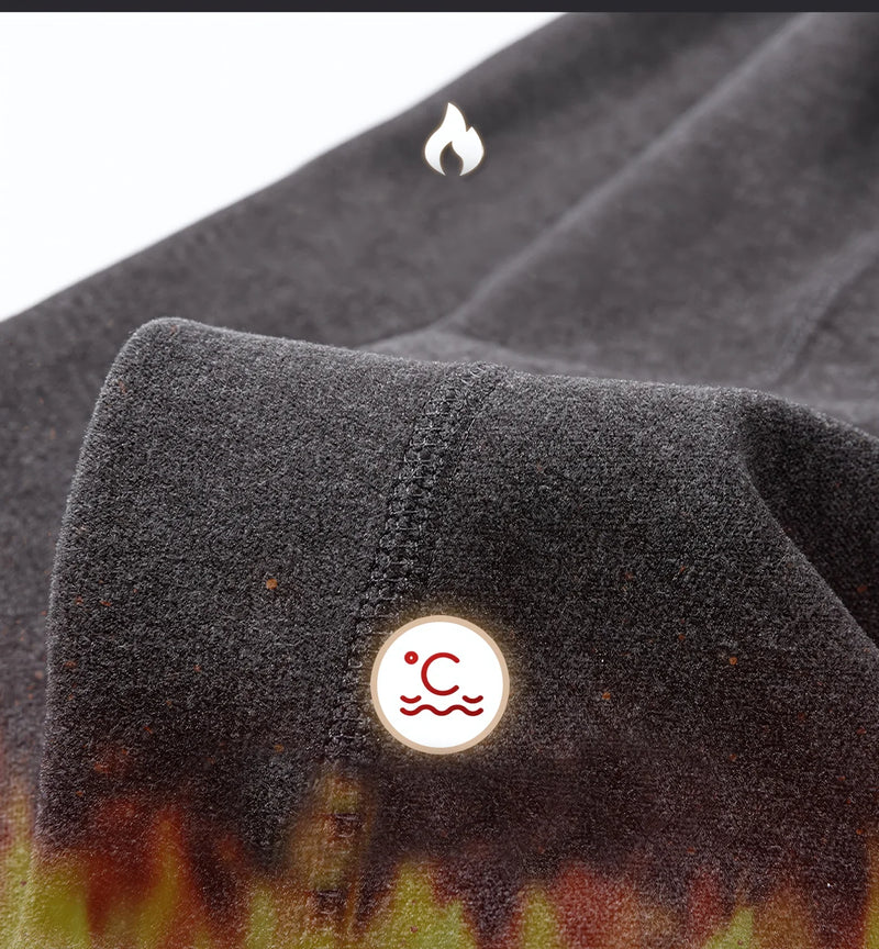 Extra Large Cashmere Velvet Warm High-Waisted Leggings