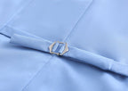 Elegant Light Blue Wedding Vest
