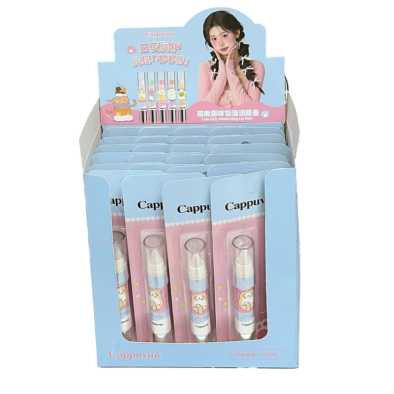 Velvety Lip Balm in natural winter shades