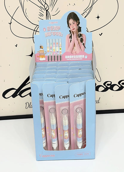 Velvety Lip Balm in natural winter shades