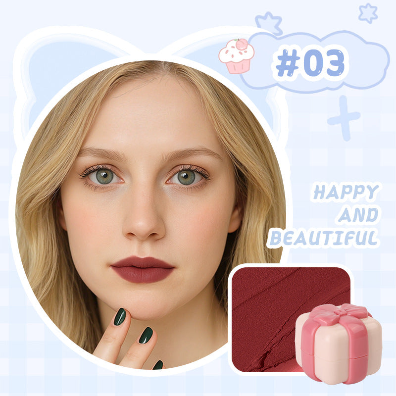 Non-Fading Gift Look Matte Lip Gloss