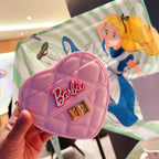 Luxury Girls Crossbody Heart Mini Pink Bag