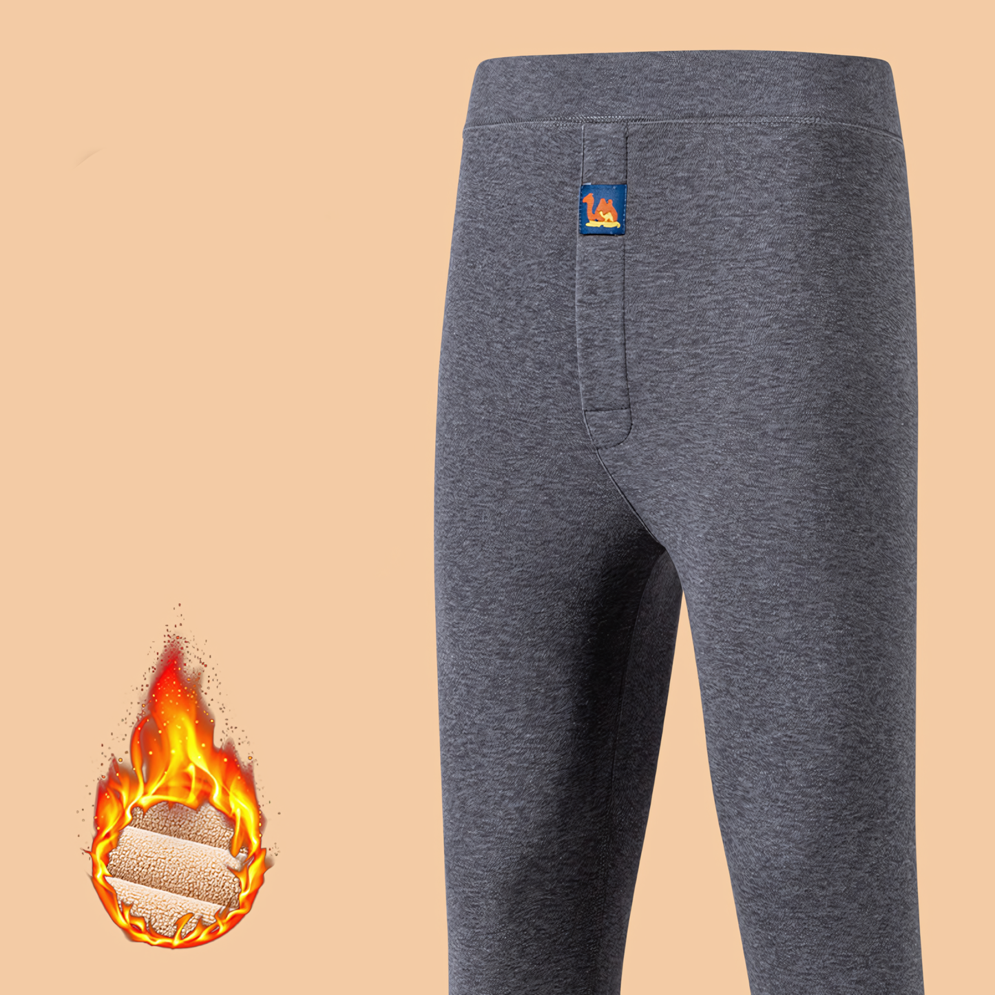 Extra Large Cashmere Velvet Warm High-Waisted Leggings