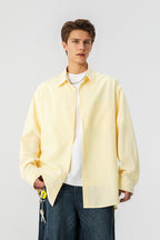 Windproof Yellow Striped Shirt