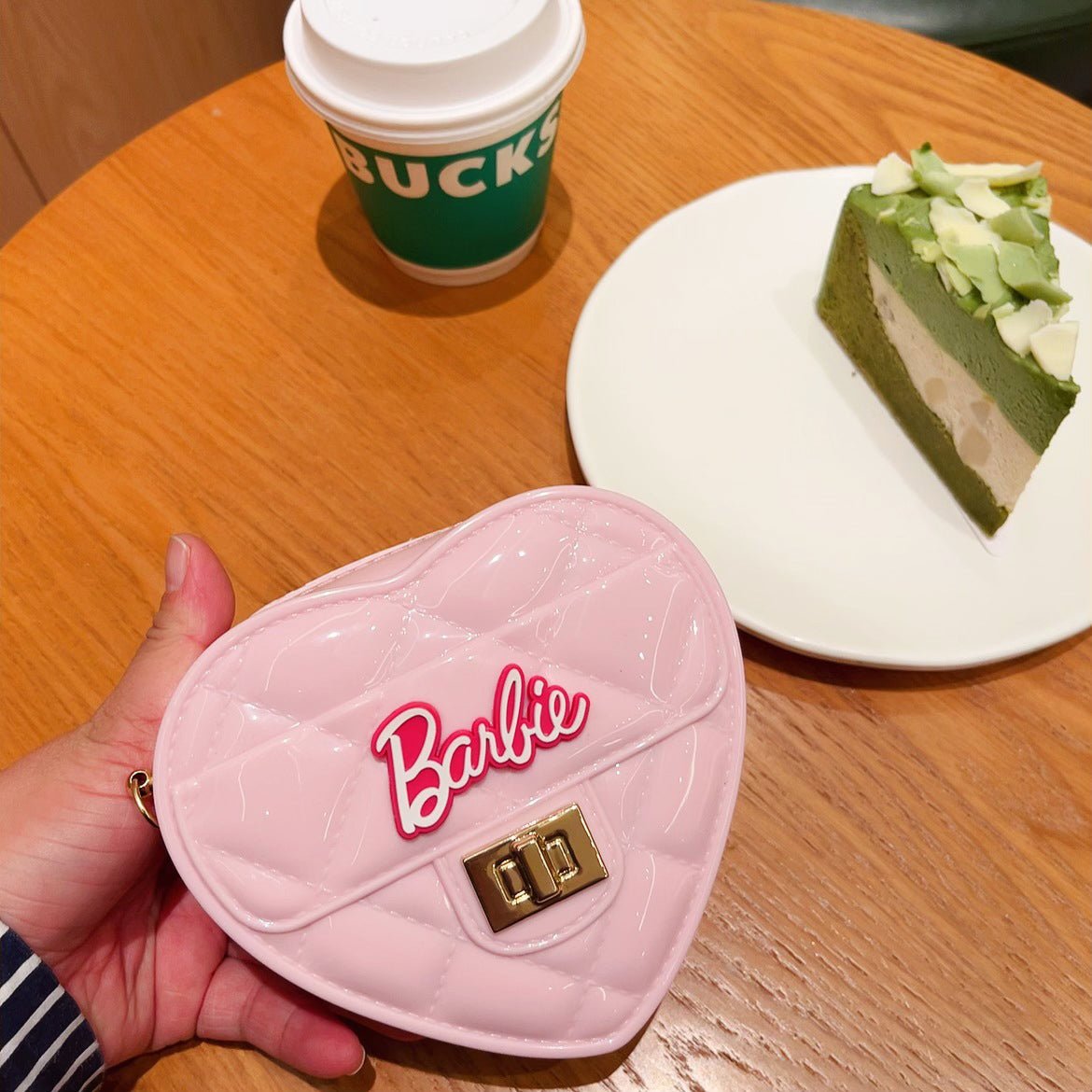 Luxury Crossbody Heart Mini Pink Bag