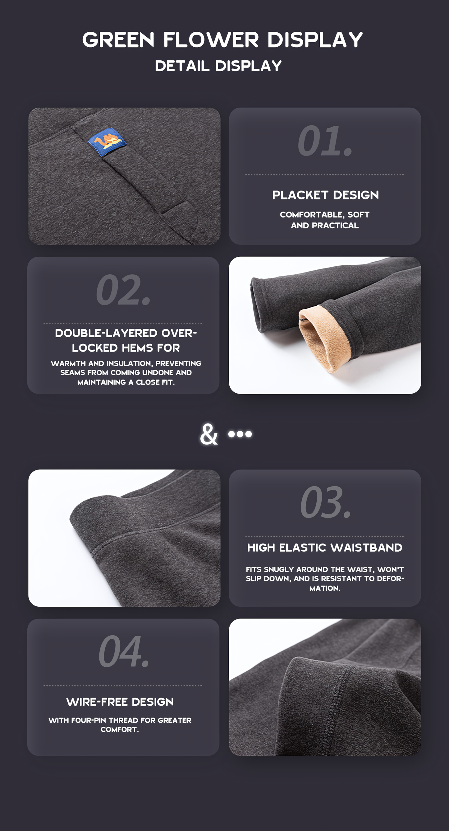 Extra Large Cashmere Velvet Warm High-Waisted Leggings