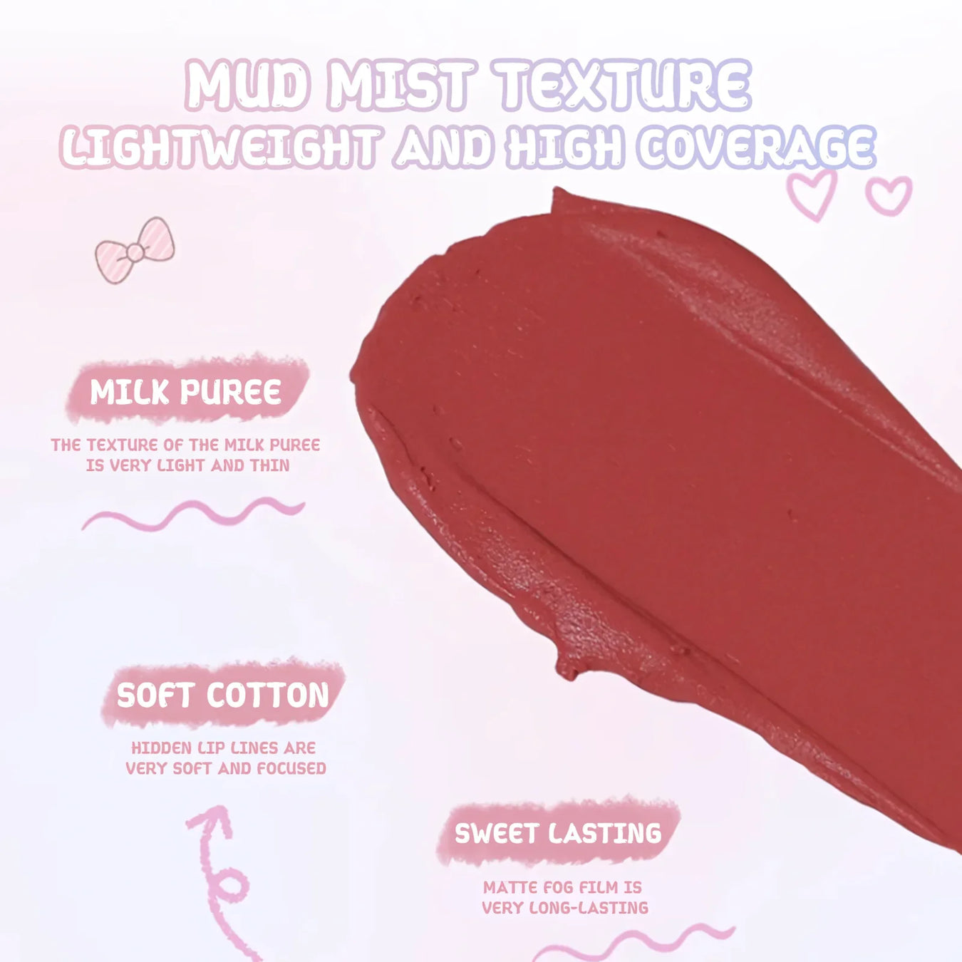 Non-Fading Gift Look Matte Lip Gloss