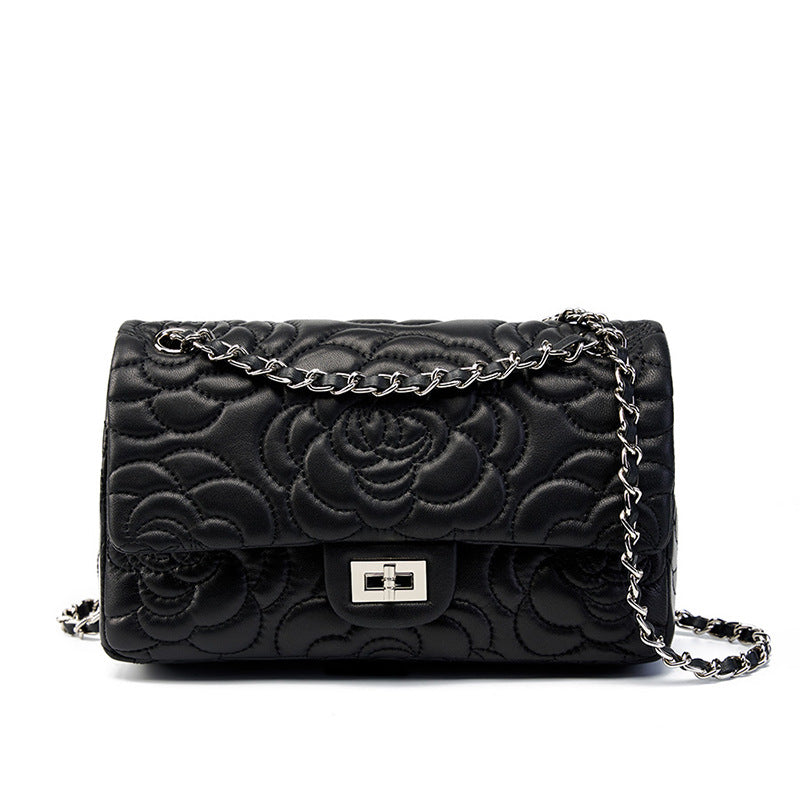 Genuine LeatherBlack Crossbody Bag