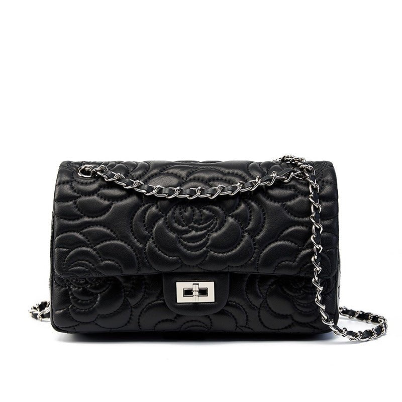 Genuine LeatherBlack Crossbody Bag