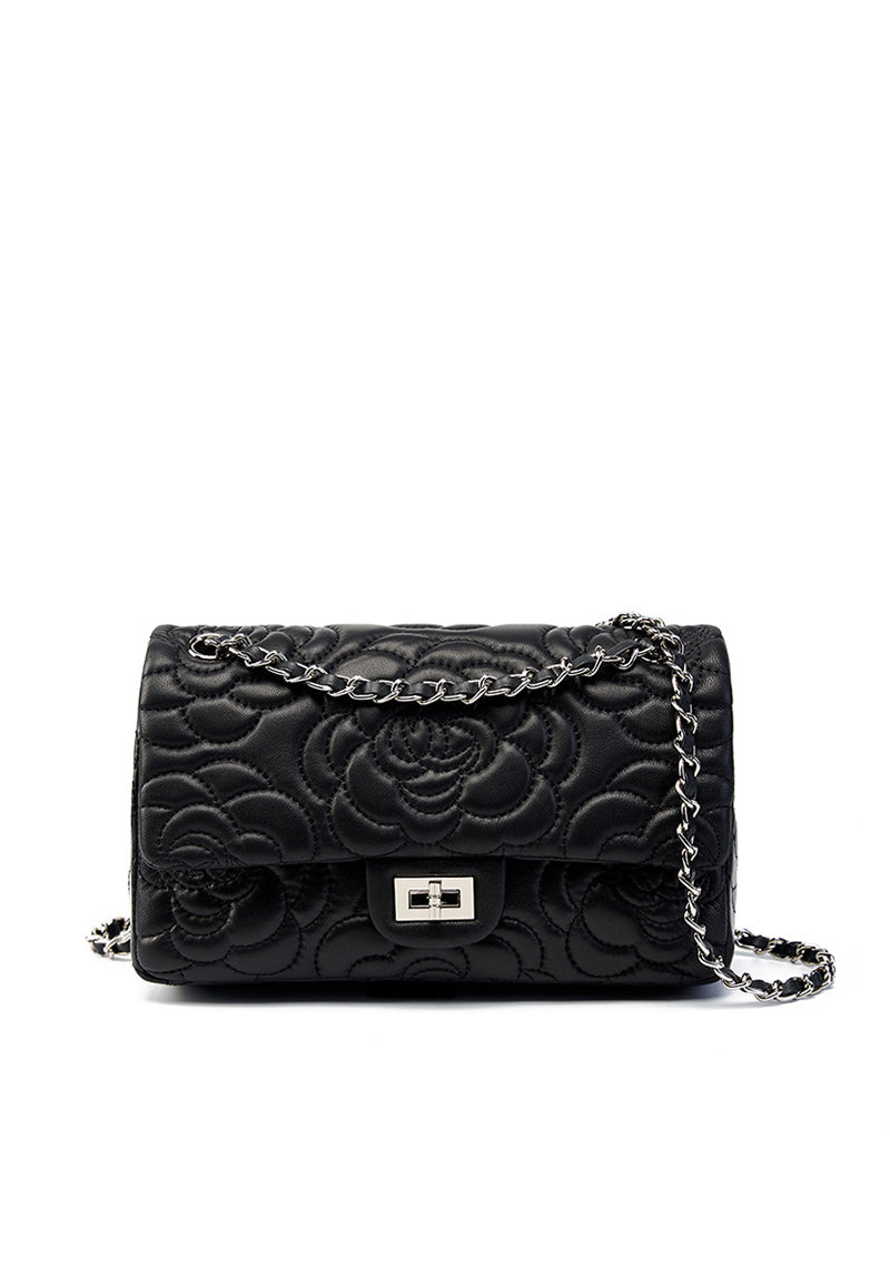 Genuine LeatherBlack Crossbody Bag