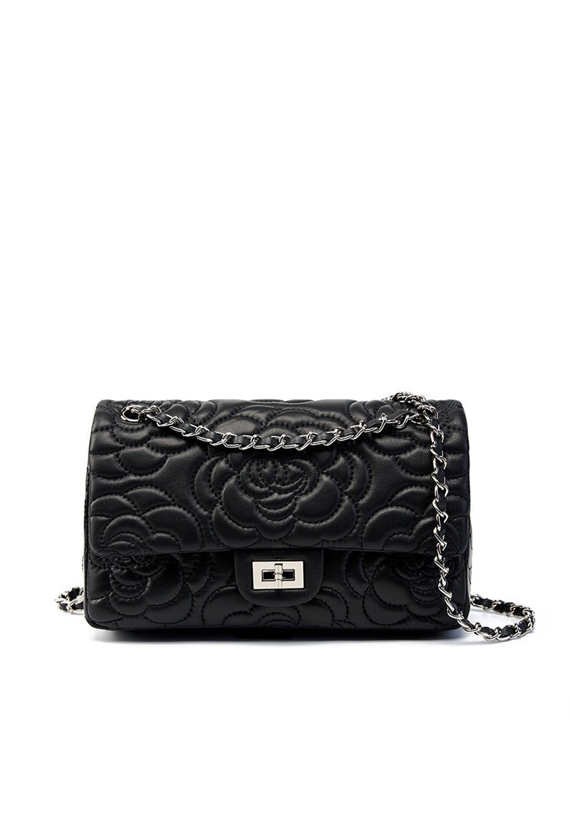 Genuine LeatherBlack Crossbody Bag