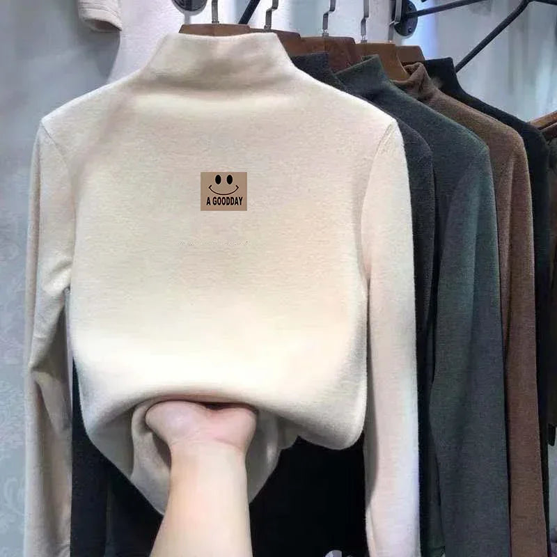 Double Sided German Fleece Good Black Thickened Sweater