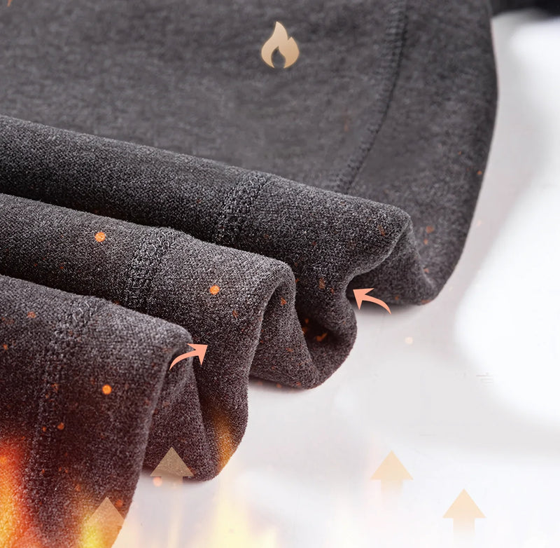 Extra Large Cashmere Velvet Warm High-Waisted Leggings